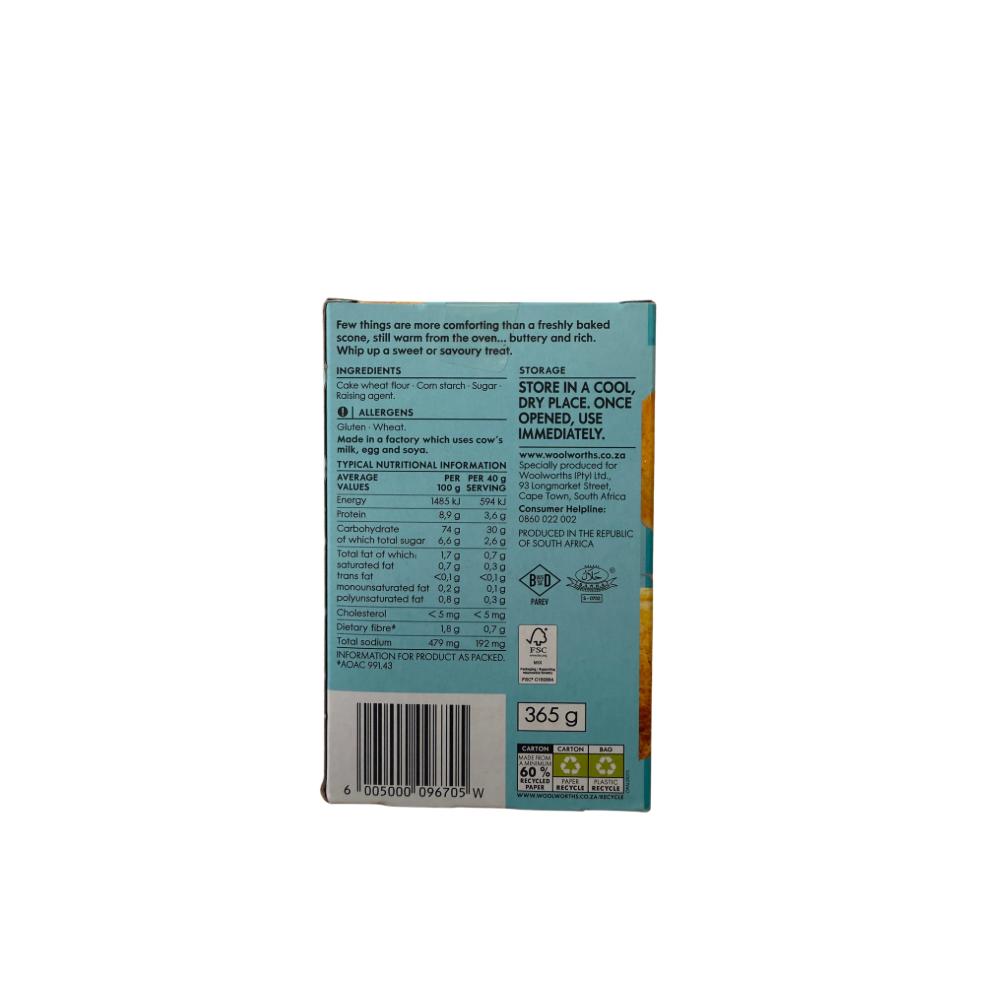 Woolworths Scone Mix 365g