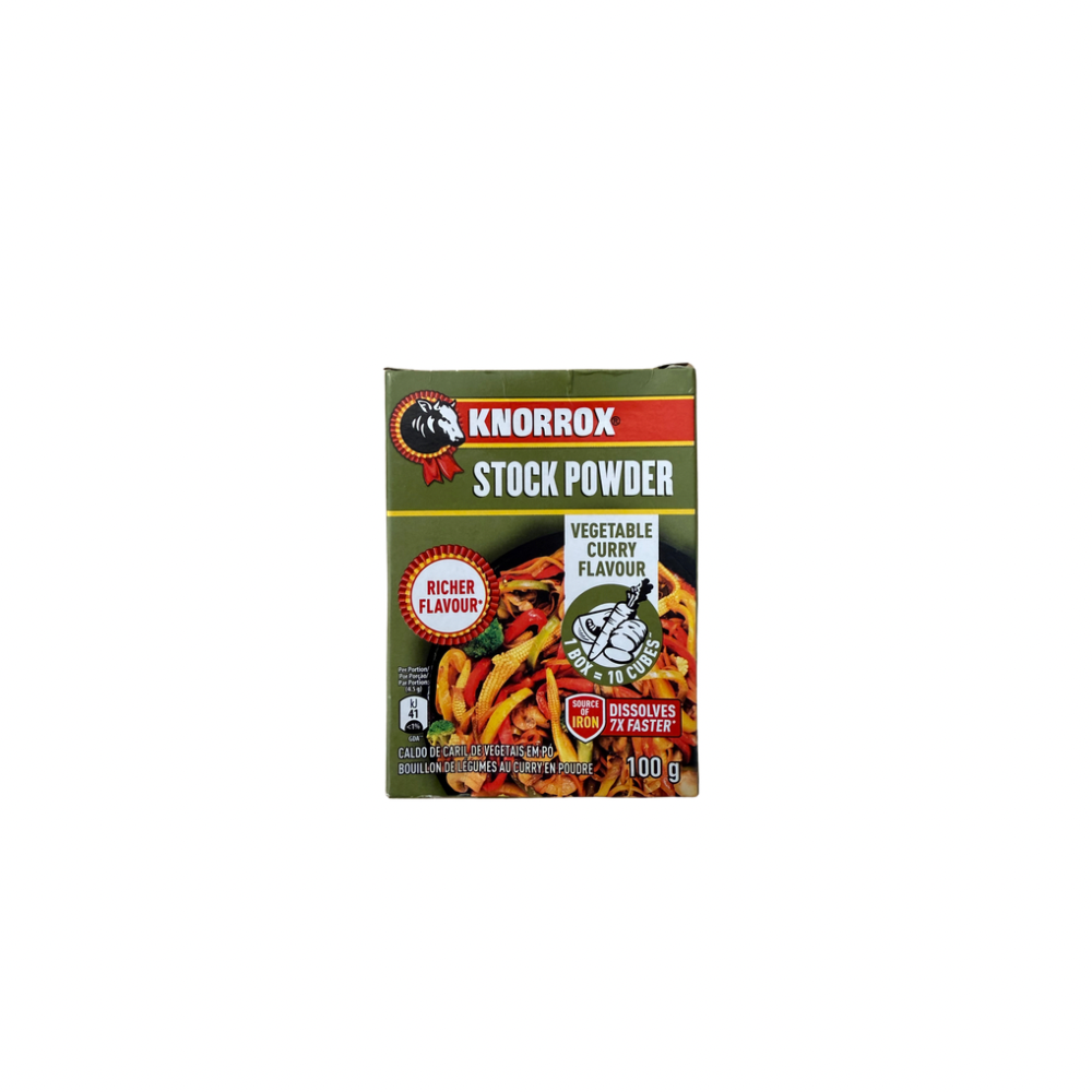 Knorrox Vegetable Curry Flavoured Stock Powder Box 100g