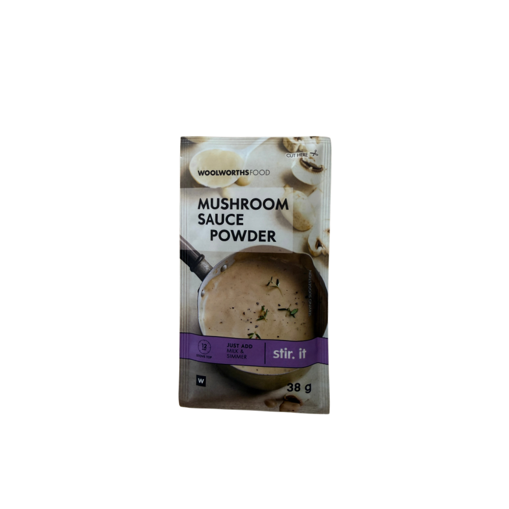 Woolworths Mushroom Sauce Powder 38g