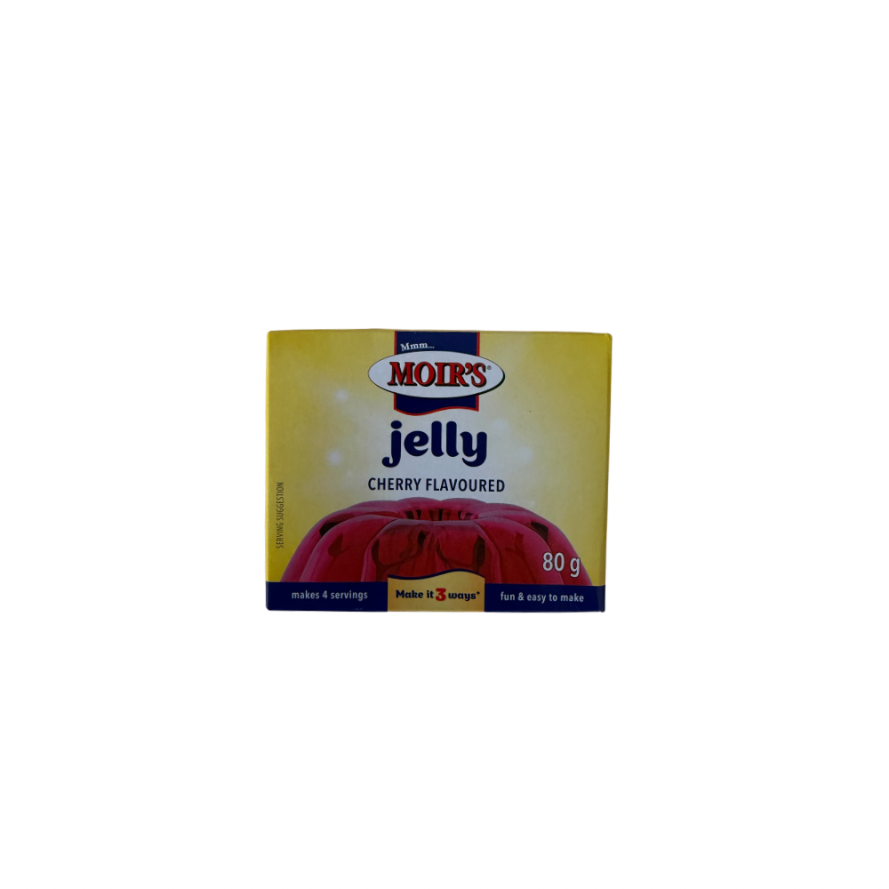 Moir’s Cherry Flavoured Jelly 80g