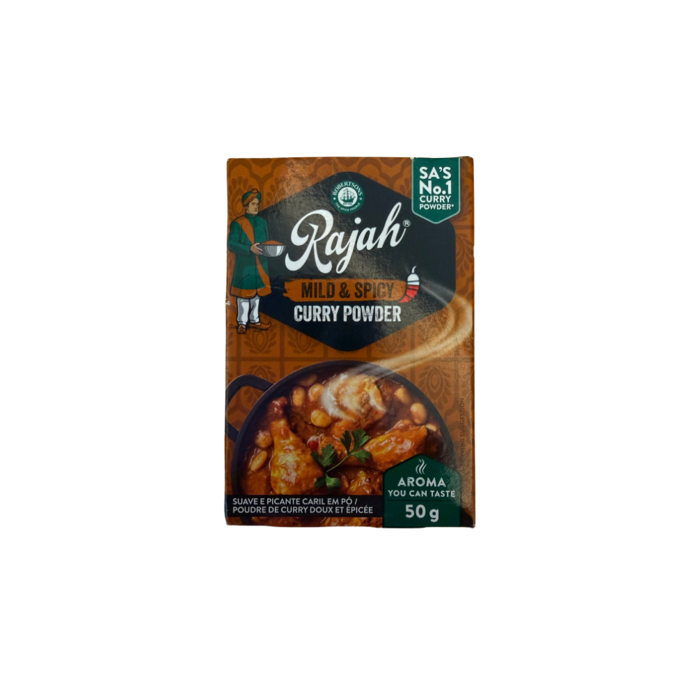 Rajah Mild & Spicy Curry Powder Box 50g