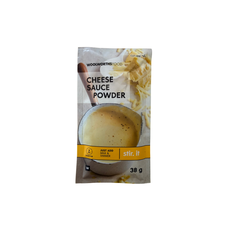 Woolworths Cheese Sauce Powder 38g