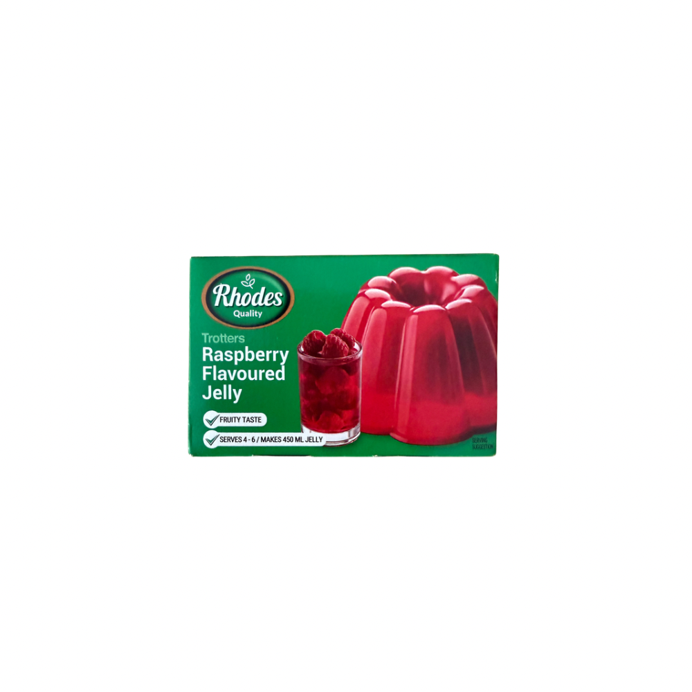 Rhodes Raspberry  Flavoured Jelly Powder 40g