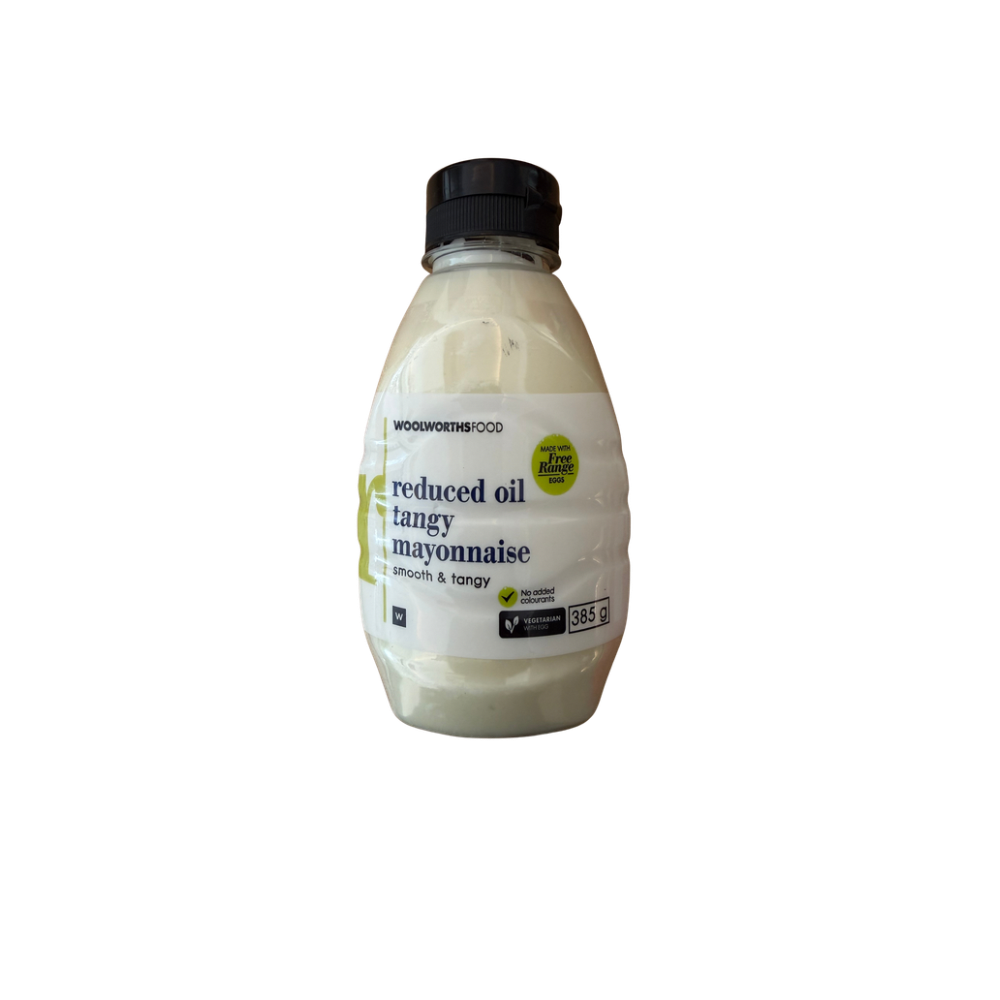 Woolworths Reduced Oil Tangy Mayonnaise 385g